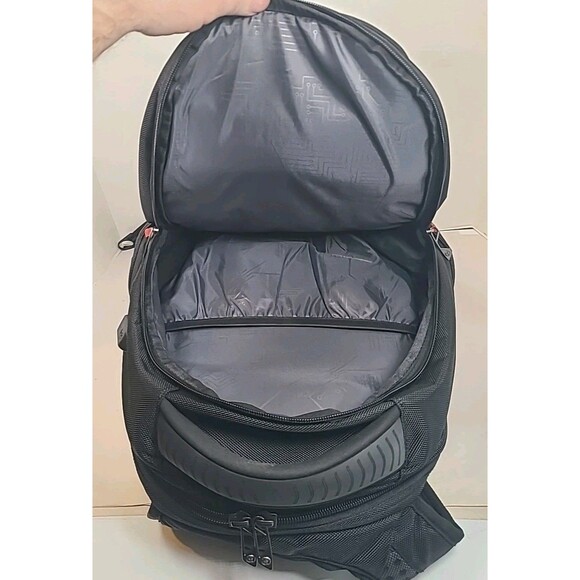 SwissDigital Design Friendly Water-Resistant Large Black Backpack W/RFID Protect